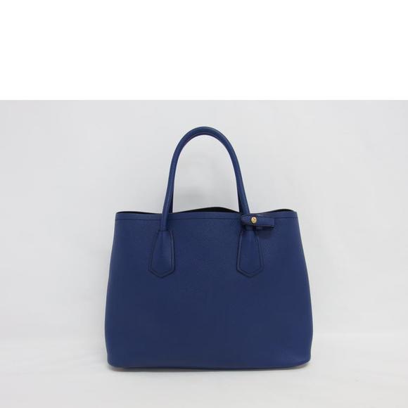 Prada Saffiano Blue Tote Bag - Picture 1 of 9